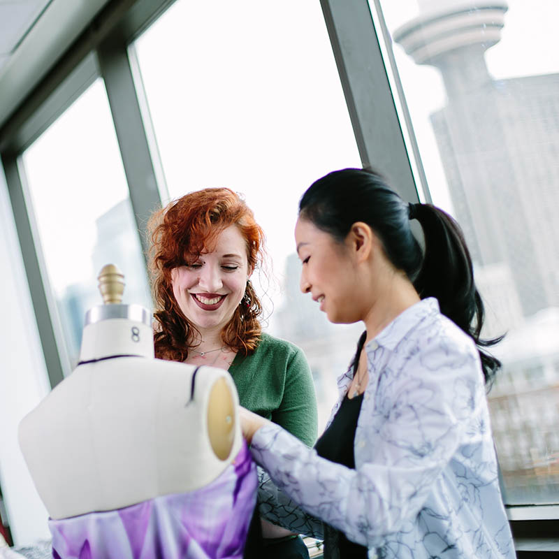 downtown campus- fashion class